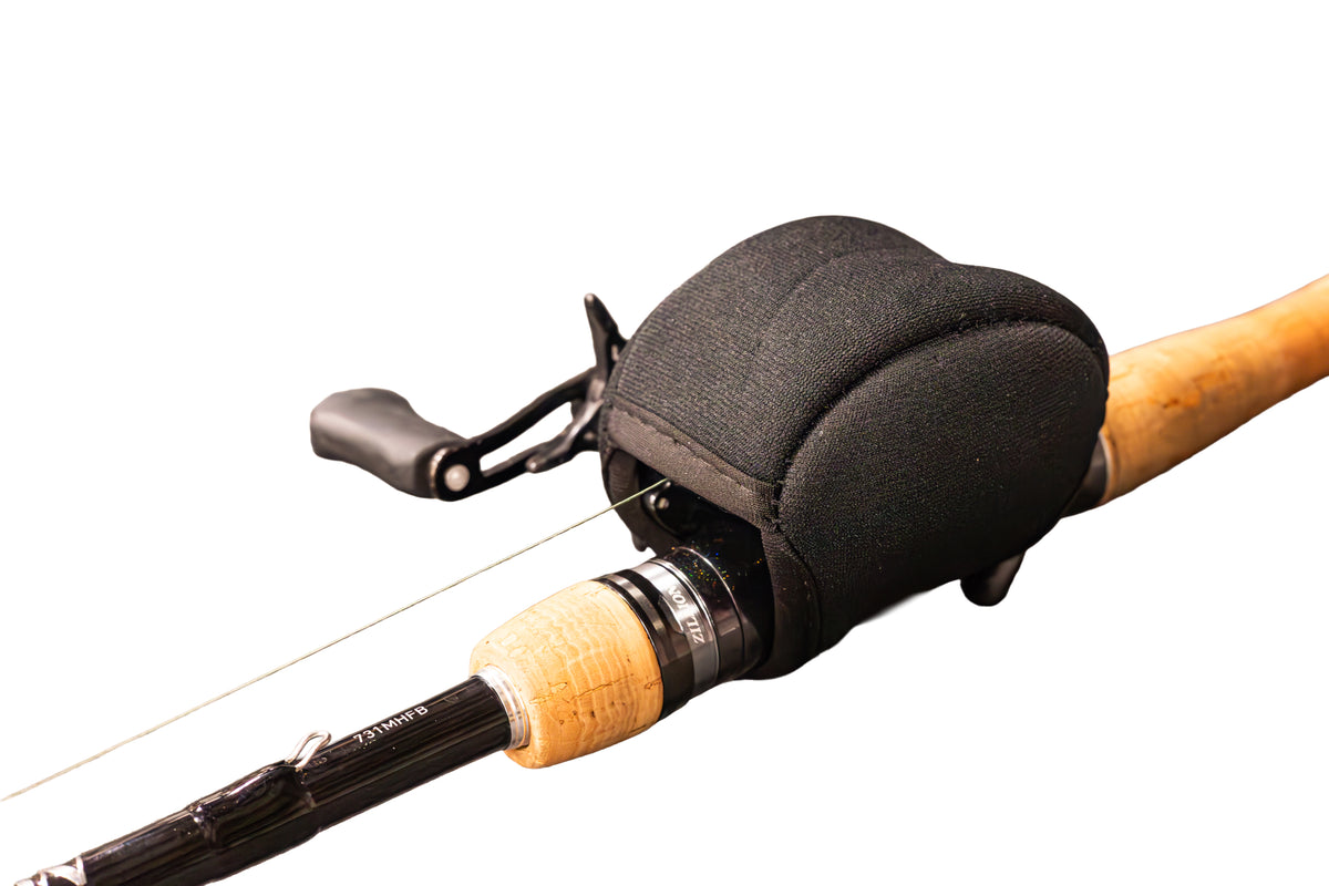 baitcaster rod and reel cover Savage Angler Neoprene Baitcast Waterloo Rods RUNCL Casting Rod Socks, Fishing