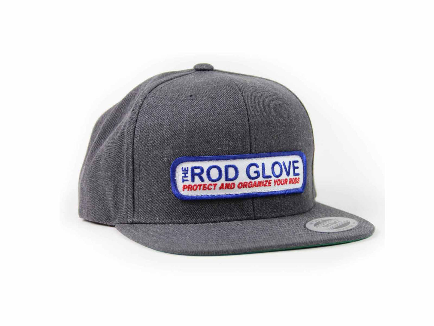 Rod Glove Branded Flat Brim, Snap Back Hat